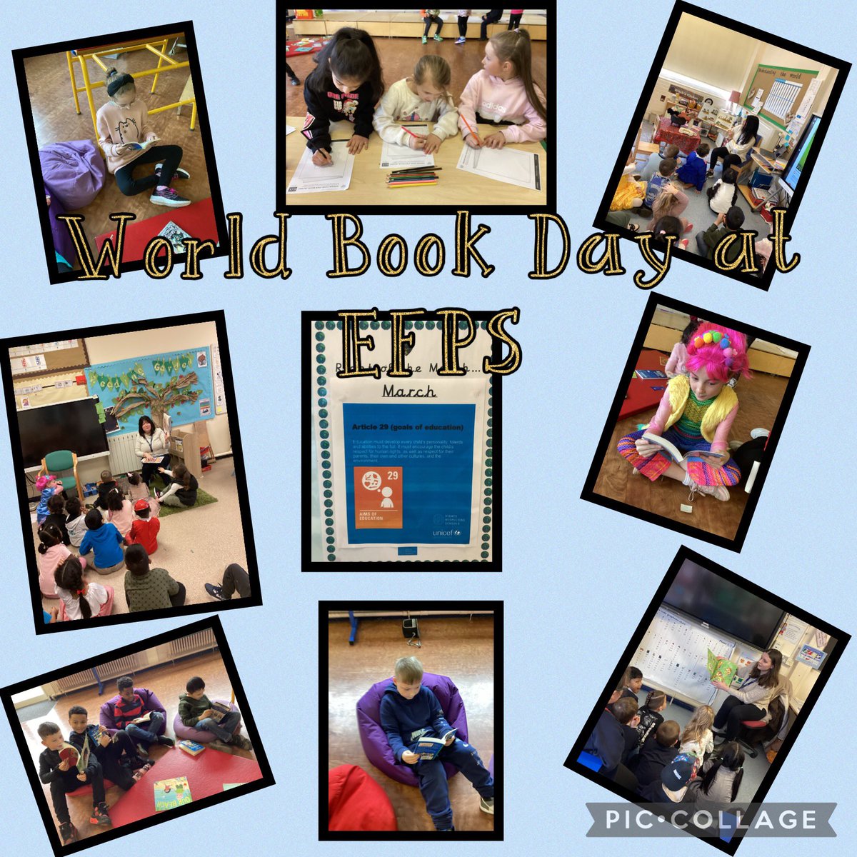 We have had a wonderful day reading and enjoying a range of books with our teachers @WorldBookDayUK #readingforpleasure @Literacy_Trust