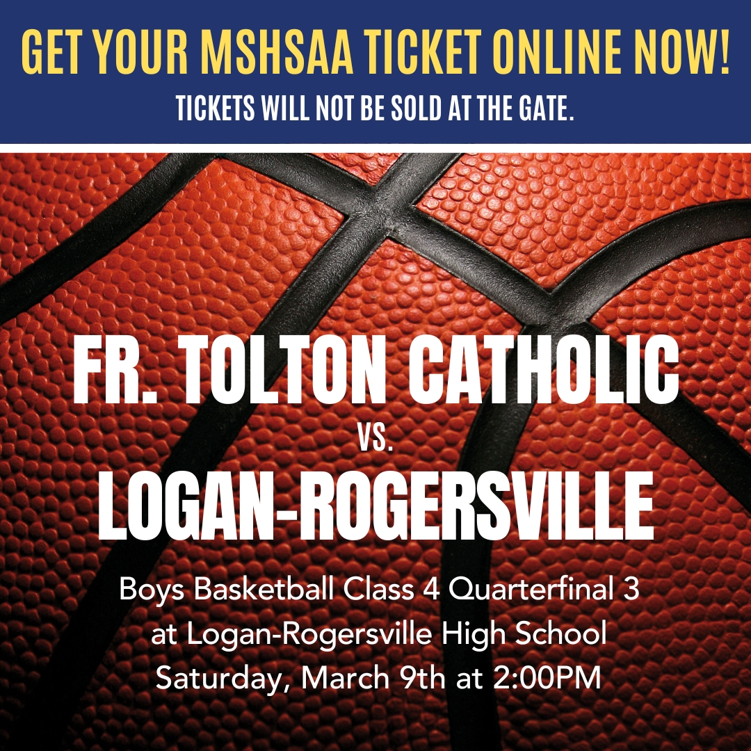 Our Tolton Catholic Trailblazers are ready to take on the Logan-Rogersville Wildcats this afternoon at 2:00PM at Logan-Rogersville High School in the Quarterfinals of the Class 4 State Tournament! Tickets will not be sold at the gate. Purchase Tickets at mshsaa.org/Tickets.aspx