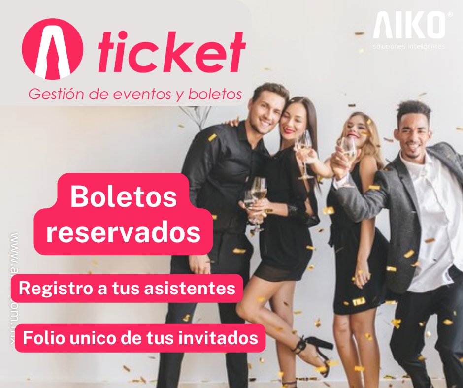 aikosoluciones's tweet image. Con A-TICKET genera boletos personalizados y digitales con código QR que no podrán ser duplicados
📱 WhatsApp: (722) 412 9889
📞 (722) 543 1798
📧 contacto@aiko.com.mx
🌐 aiko.com.mx
#boletos #sistemadeboletaje #boletosdigitales #eventos2024 #eventos #Aticket #Tickets