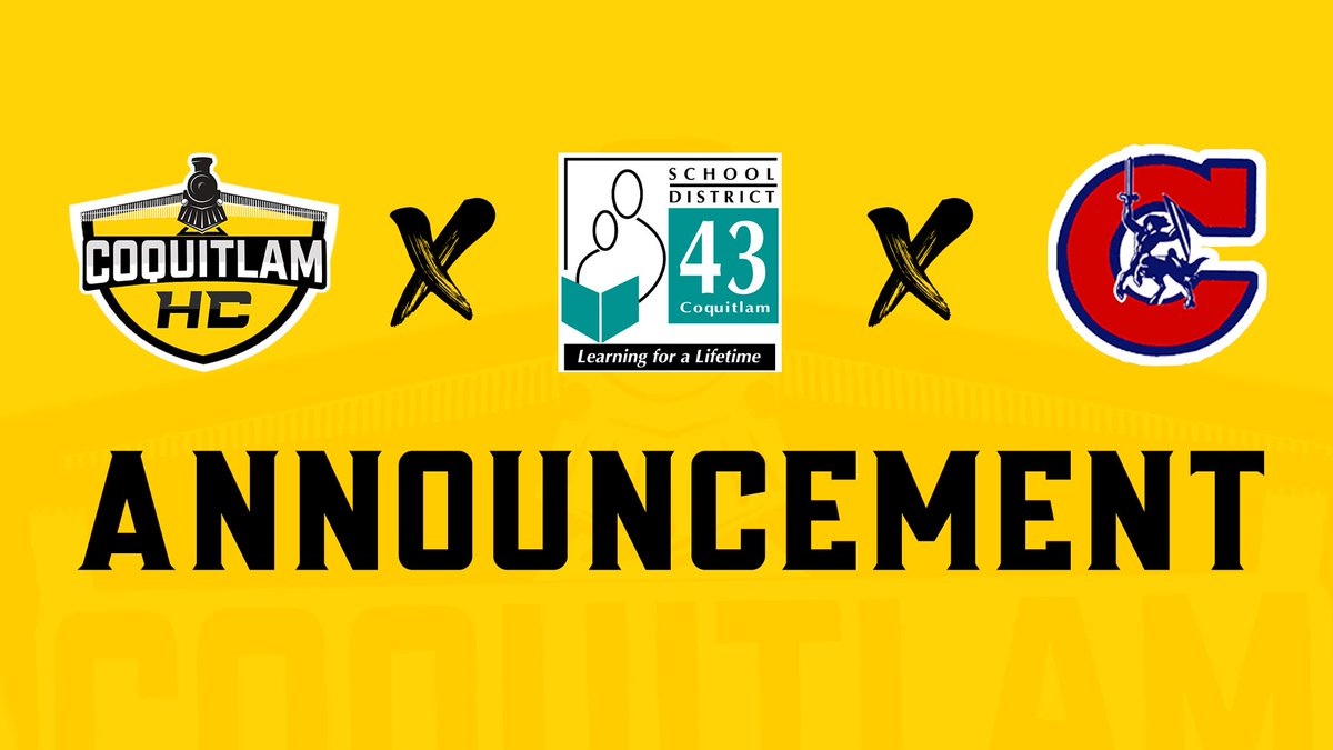 BCHLExpress's tweet photo. Coquitlam Hockey Club U14, U15, U17, and U18 Teams forge dynamic partnership with School District 43 and Centennial High School to elevate player development.
FULL DETAILS: https://t.co/bX5XxZBcMQ
#DevelopmentThatWorks https://t.co/BmD59jeqTg