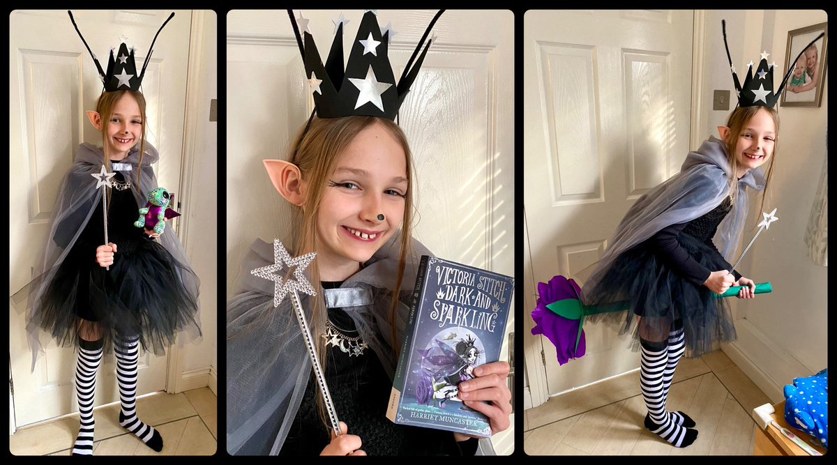 Freya absolutely LOVED dressing up as Victoria Stitch for #WorldBookDay, @H_Muncaster ! xxx 💎👑🌹