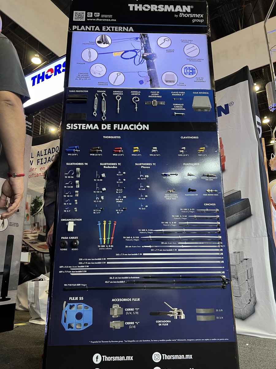 ThorsmanM's tweet photo. Thorsman en el primer día de #syscomexpo2024

#thorsman #SYSCOM #wtcmexico #CDMX #expos2024 #telecomunicaciones #materialelectrico #conectividad #canalizacion #Fijacion https://t.co/iUMX9GnwMT