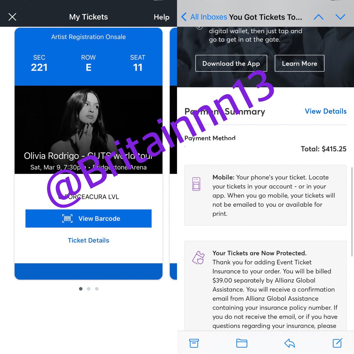 Concert Tour Tickets tweet media
