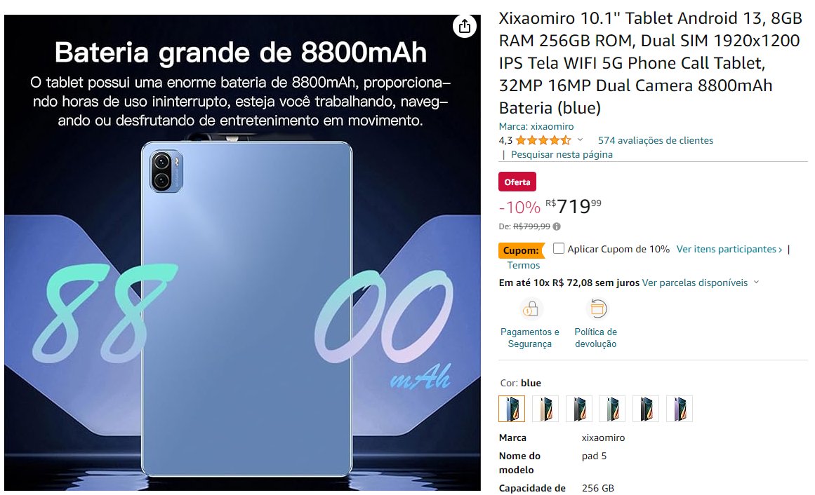 pechincharei's tweet photo. Tablet baratinho para estudar!

https://t.co/Ar1MPiqQVZ

#Oferta #Tablet https://t.co/JRfhMYtPR3