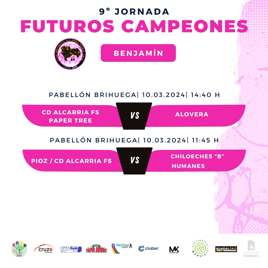 CDAlcarriaFS's tweet photo. 📣 ¡Atención a todos nuestros seguidores del CD Alcarria FS! 📣 Este fin de semana viene cargado de emocionantes partidos y amistosos. ¡No te los puedes perder! https://t.co/xmL7AM5Jtp
