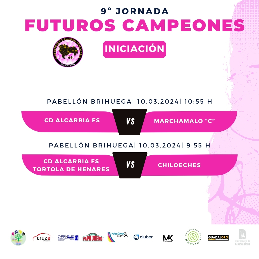 CDAlcarriaFS's tweet photo. 📣 ¡Atención a todos nuestros seguidores del CD Alcarria FS! 📣 Este fin de semana viene cargado de emocionantes partidos y amistosos. ¡No te los puedes perder! https://t.co/xmL7AM5Jtp
