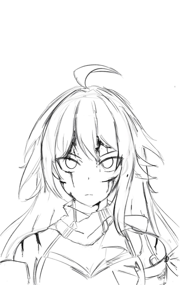 futabaZeron's tweet image. Pain will come with the blade
#honkaistarrailfanart #drawings