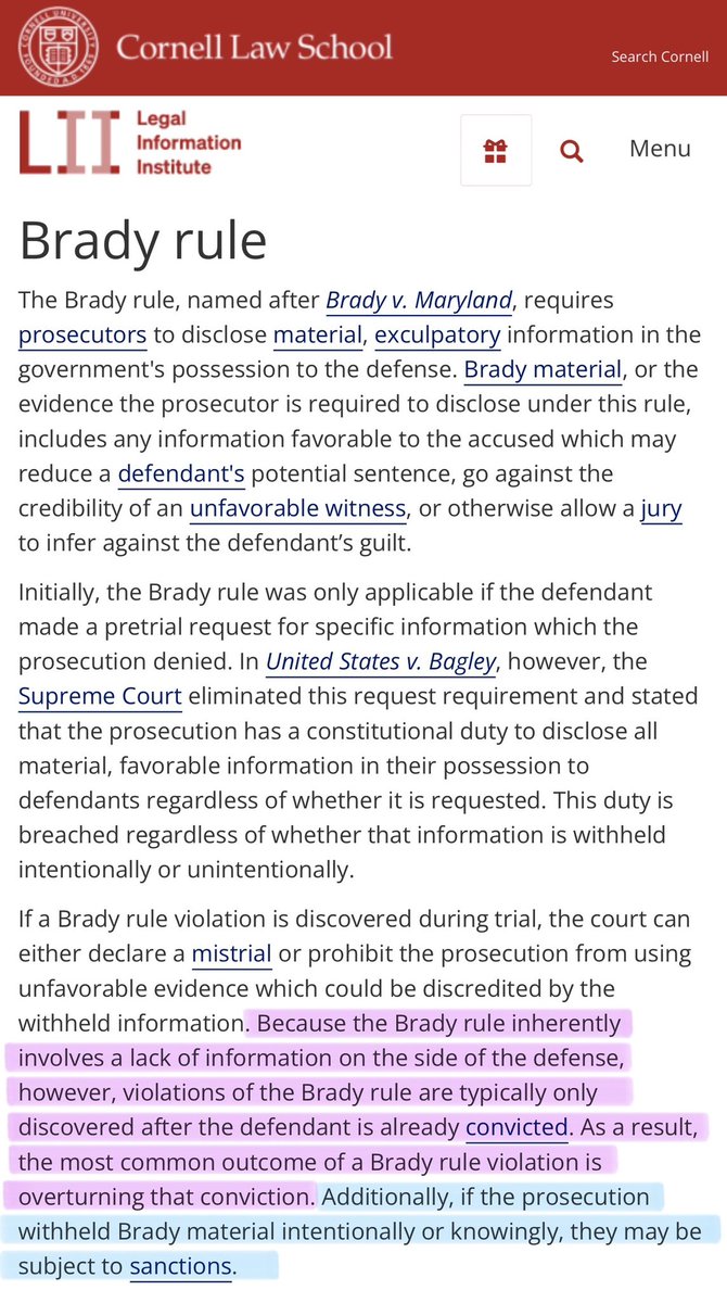 OliviaLambo_'s tweet photo. If the Commonwealth truly believed Jen McCabe didn’t make the incriminating “hos long to die in cold” Google search at 2:27am, they’re well aware they could’ve easily disproved it in about 2 seconds flat by subpoenaing Google.

That costs them nothing, and they have subpoena power. But that is, of course, if they were actually confident and believed this search didn’t occur.

Why haven’t they subpoenaed Google? Don’t they want to get at the truth of the matter?

Seems like they’re afraid of what the truth will show. That alone is alarming, and should concern every member of the public.

This is another reason why defendants seldom pursue a third party culpability defense.

Why? Because unlike the defense, the state has subpoena power and can immediately obtain third-party records, like from Google and Verizon for instance, that could easily get at the truth of the matter and refute a defendant’s claims—that is, if their claims are untrue.

This is why if a defendant is truly guilty, it’s ill-advised to pursue a third-party culpability defense because it can easily be shot down. Particularly such a targeted and precise third party culpability defense as Read’s.

This theory of defense, however, would be pursued by an individual who cares more about justice—say, for their loved one—and about exonerating herself.

A guilty person cares more about getting off. An innocent person cares more about the truth.

The state has the burden of proof beyond a reasonable doubt. So, why would a defendant who’s guilty pursue a theory of defense that essentially shifts this burden when they only have to raise reasonable doubt? Hint: they wouldn’t.

The Commonwealth’s case against Karen Read has enough reasonable doubt to drive a Mack truck through it—and that’s an understatement.

Karen Read appears to be a smart woman. Do you really think if she were at all guilty she would pursue a theory that the state could easily disprove? The state can’t even prove their OWN case, as is—of course she wouldn’t!

If Karen Read were truly guilty, why would she be asking, practically begging, the state to hand over evidence that would incriminate her?

Probably because they know it wouldn’t incriminate her. And/or probably because they know it would incriminate others. 

And if she were truly guilty, and the evidence would incriminate her, then why has the state, at every turn, fought against turning over the evidence?

In fact, they’ve even gone great lengths to sabotage or avoid getting Court-ordered evidence, by sending improper preservation letters or asking Ring Security how long their data is stored in their systems (90 days) so they could intentionally run out the clock and file a search warrant for the system nearly a year later so this data would forever be lost, for instance.

These actions appear to reflect overwhelming Brady violations (withholding of exculpatory evidence) by the state.

The Touhy evidence, however, will likely recuperate many of these discrepancies—recovering much of this withheld, “lost”, sabotaged, or “destroyed” exculpatory evidence.

The Feds didn’t turn over 3,000+ pages of nothing-burgers! This will be BIG! And the Commonwealth only has themselves to thank for they’ve made their own beds.

Just a reminder, The DOJ informed DA Michael Morrissey’s Office that:

“Based on my understanding from that discussion with USA Levy, his office has a very different opinion of the circumstances in this case than as presented in Mr. Morrissey's letter.”

Do the actions of DA Michael Morrissey’s Office, or The Commonwealth, reflect a prosecution that cares more about getting at the truth of the matter—getting justice for Officer #JohnOKeefe, who was so callously murdered, or trying to confirm their bias in their attempts to prove their case against #KarenRead?

What evidence are you most eager to see?

#JusticeForJohnOKeefe #CantonMA #FreeKarenRead #CantonCoverup #PoliceCorruption
