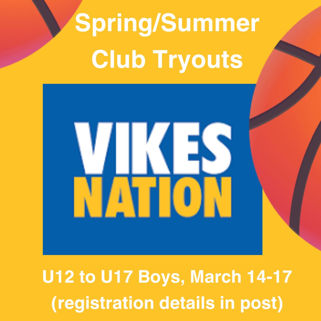 Jeff Rud (@rud60) on Twitter photo Vikes Nation spring/summer club tryouts are happening next week for boys’ U12 through U17 teams. For registration details see vikesrec.ca. Any questions, email joshua17@uvic.ca Vikes Nation spring/summer club tryouts are happening next week for boys’ U12 through U17 teams. For registration details see vikesrec.ca. Any questions, email joshua17@uvic.ca