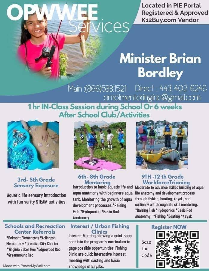 OMOLmentoring's tweet photo. @joemaczim I direct  OPWWEE: BmoreWet!- Urban Fishing Clinics, saw an article written about the crab and oyster population. Wondering if you would share scientific research contacts and consider to writing article on the program? Contact: https://t.co/LmYmVyqjjR, thanks. https://t.co/WvN1TUrpcN