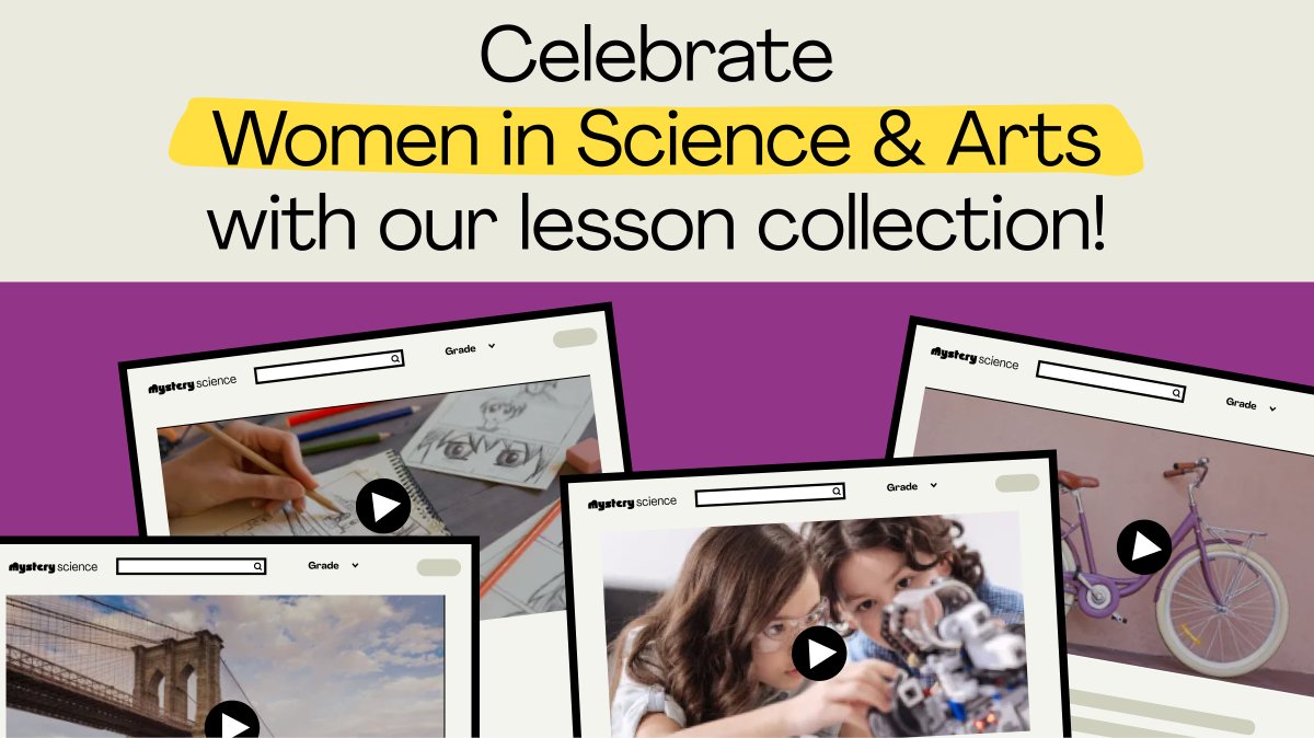 👩‍🔬 Tomorrow is #InternationalWomensDay. Celebrate with our K-5 collection - Perfect for #WomensHistoryMonth too! mysteryscience.com/lessons/season… #science #teachscience #elementaryscience #scienceteacher #staycurious