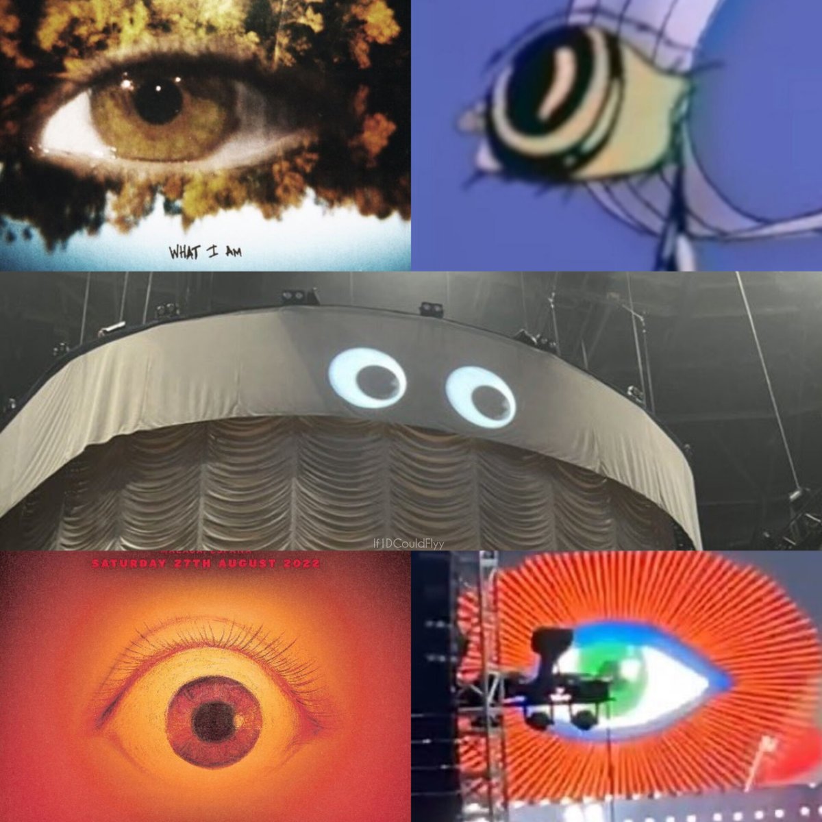 NOW WHAT'S WITH THEM AND EYES