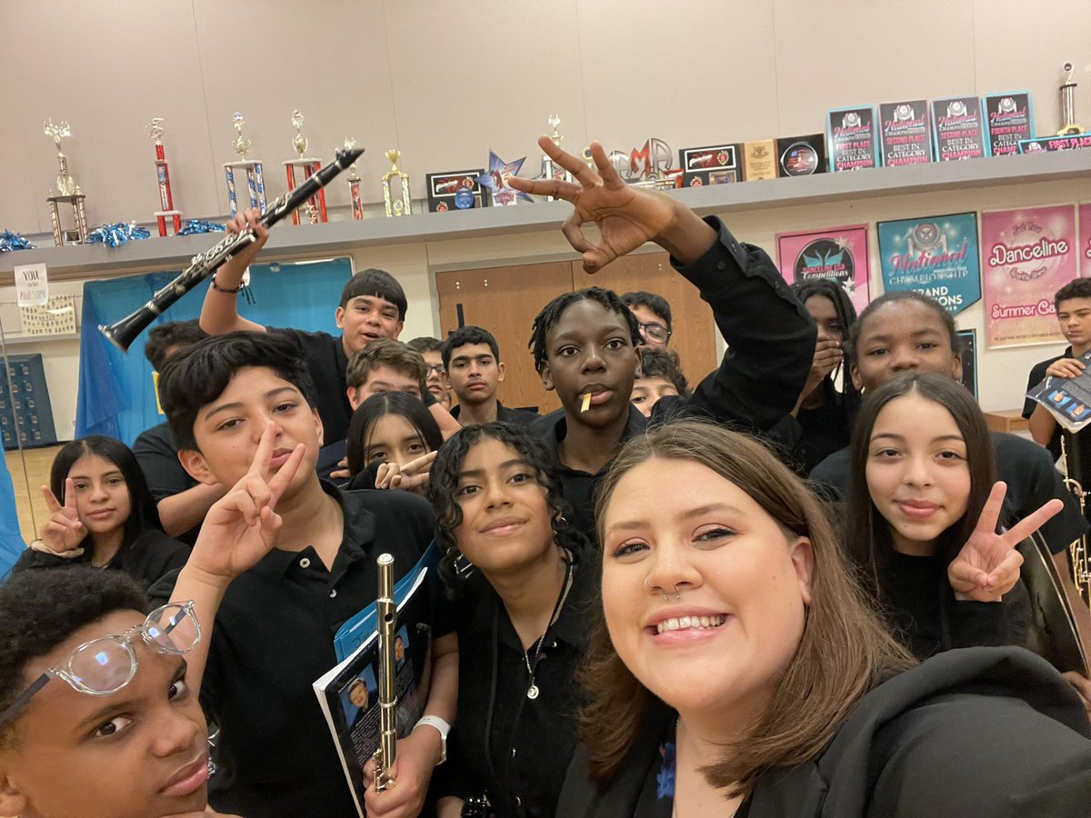 MrsSerrano25's tweet photo. The concert band had Pre-UIL on Tuesday and KILLED IT on stage and sight reading. I’m super proud of these kids and all of the hard work they have put in since January. I’m excited to see how much they improve before UIL!! 🎶🎵 @IISDFineArts @netzeroJMS #MusicEducationMatters https://t.co/7NVABkoO1q