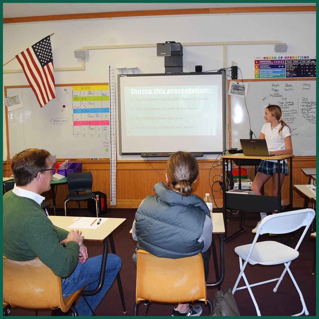 rumsoncds's tweet photo. Yesterday, Upper School students presided over their annual Student-Led Conferences with their advisors and parents. After spring break, students will meet with their advisors to update their goals for a successful finish to the school year.  #MyRCDS #LearnForLife https://t.co/lOPRKJ3WSP