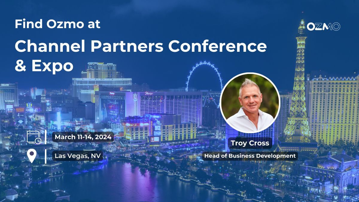 Ozmo is excited to attend the Channel Partners Conference & Expo: the premier global gathering for leaders across the Telco and IT channel.

Be sure to connect with us at the event to discover how Ozmo can help your company scale and grow. 

#CPExpo #MSPSummit #ChannelPartners
