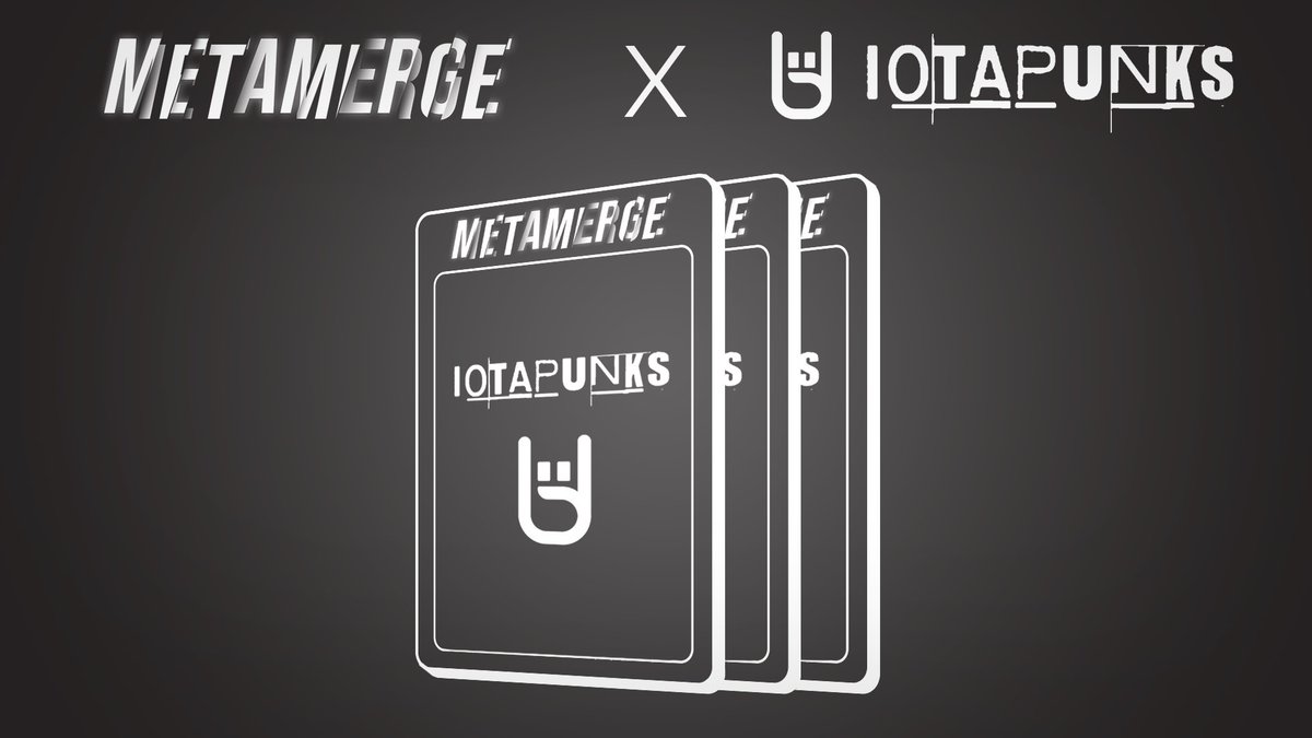 tanglebeasts's tweet photo. MetaMerge partner reveal👀

Metamerge X @IotaPunks_71 

We are pleased that the Punks will be #OneOfUs and in our limited selection of collections🦁

Be ready to merge the Punks into the real world and rock the party in your unique IOTAPUNKS X MetaMerge products🚀 https://t.co/RwqccjuCRh