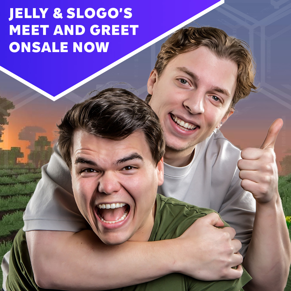 🤩 Meet @JeIIy & @Slogo at Insomnia72. YouTube’s ultimate gamers join us on Friday 29th March for the ultimate weekend of gaming, and you could meet them in person! Tickets are limited, so get yours now to avoid missing out. 🎟️ Meet & greet tickets: bit.ly/Insomnia72-Jel…