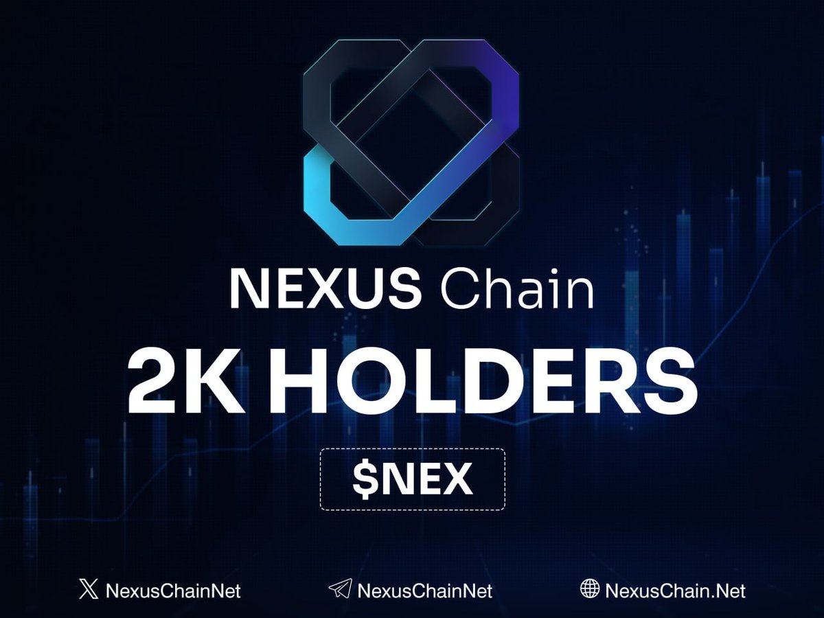 Nexus Chain family is now 2000+ strong &amp; growing!

Huge shoutout to all early supporters and holders of $NEX token. Your belief fuels our journey to decentralize the future. 

Thank you for being a vital part of the Nexus Chain revolution! 
#NexusChain #CryptoCommunity #Ethereum