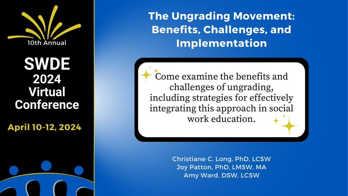 Social Work Distance Education Conference tweet media