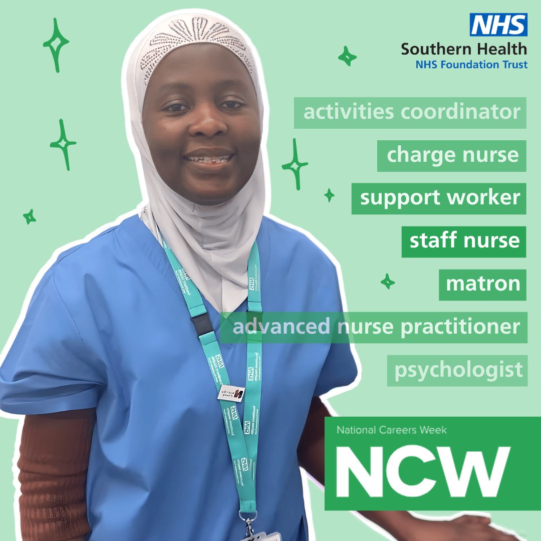 hiowhcareers's tweet photo. Did you know there is 350+ different roles in the NHS? 🏥

Still deciding what to do after school? University not for you? Take our NHS Careers Quiz ✨ @CareersWeek @350_NHS_Careers

Get started: https://t.co/LwNtJv8jz6

#SouthernHealth #SHFT #NHS #NHSJobs #CareToJoinUs #NCW2024 https://t.co/5QlVeWwj4J