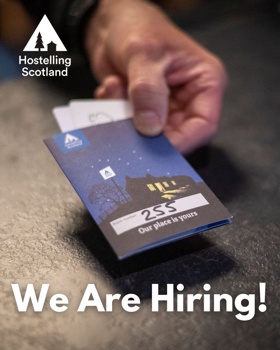 We are hiring! Join our amazing team in Aviemore as our new Hostel Assistant 💙 Go and visit our 'Join our team' page on our website to find out more. hostellingscotland.org.uk/vacancies/ Cairngorm Jobs #joinourteam #jobs #hiring