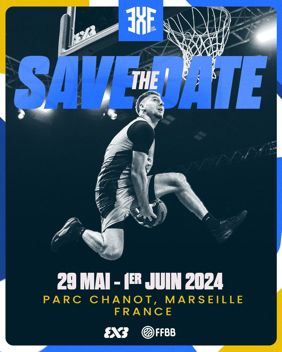 <a href="/3x3ffbb/">3x3 FFBB</a> <a href="/FIBA3x3/">3x3 Basketball | FIBA3x3</a> 29 mai  - 1er Juin Parc Chanot