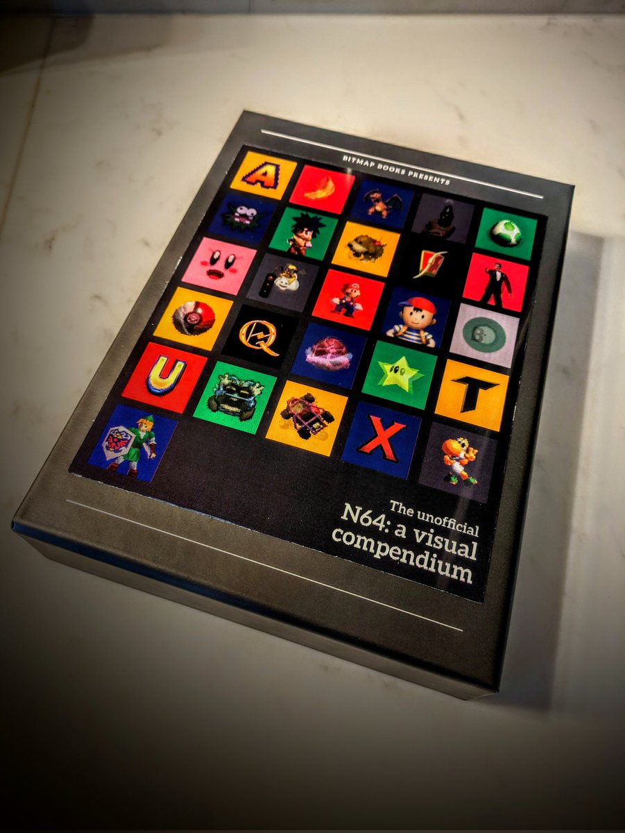 Just arrived in the post, the latest from Bitmap Books! Time for a cuppa! <a href="/bitmap_books/">Bitmap Books</a> #n64 #books #retro