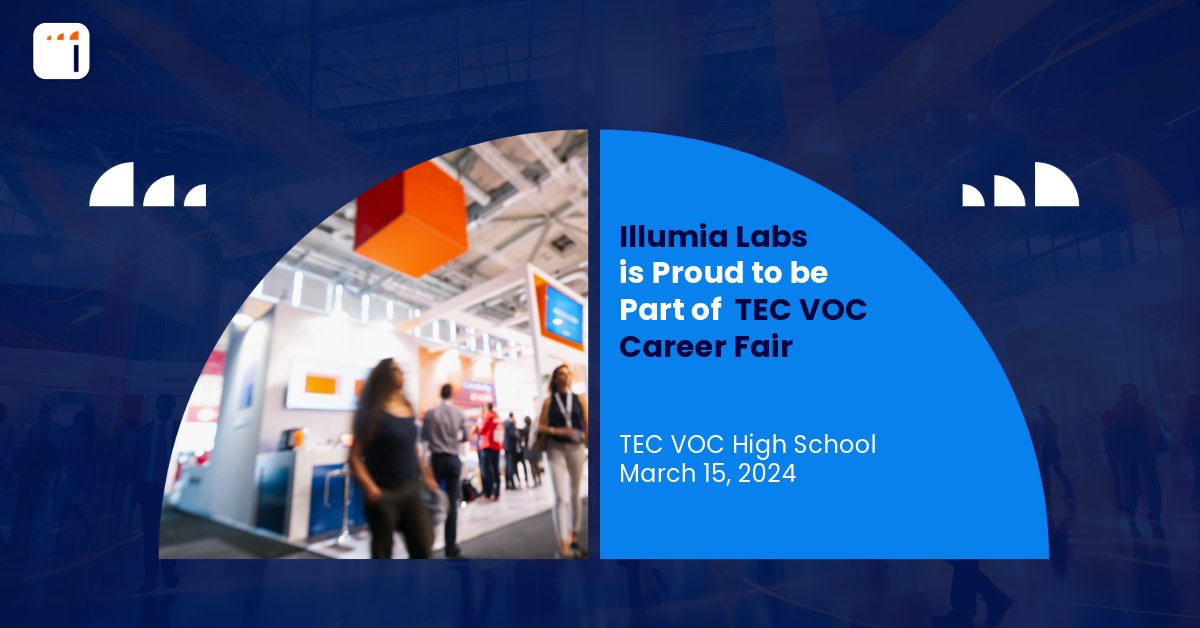 Illumia Labs is thrilled to be a part of the TEC VOC Career Fair, where we'll be sparking enthusiasm among the next generation.  Get ready to explore the endless possibilities with us! ✈️🚀 #TECVOC #CareerFair #XRTechnology #Aviation #Aerospace