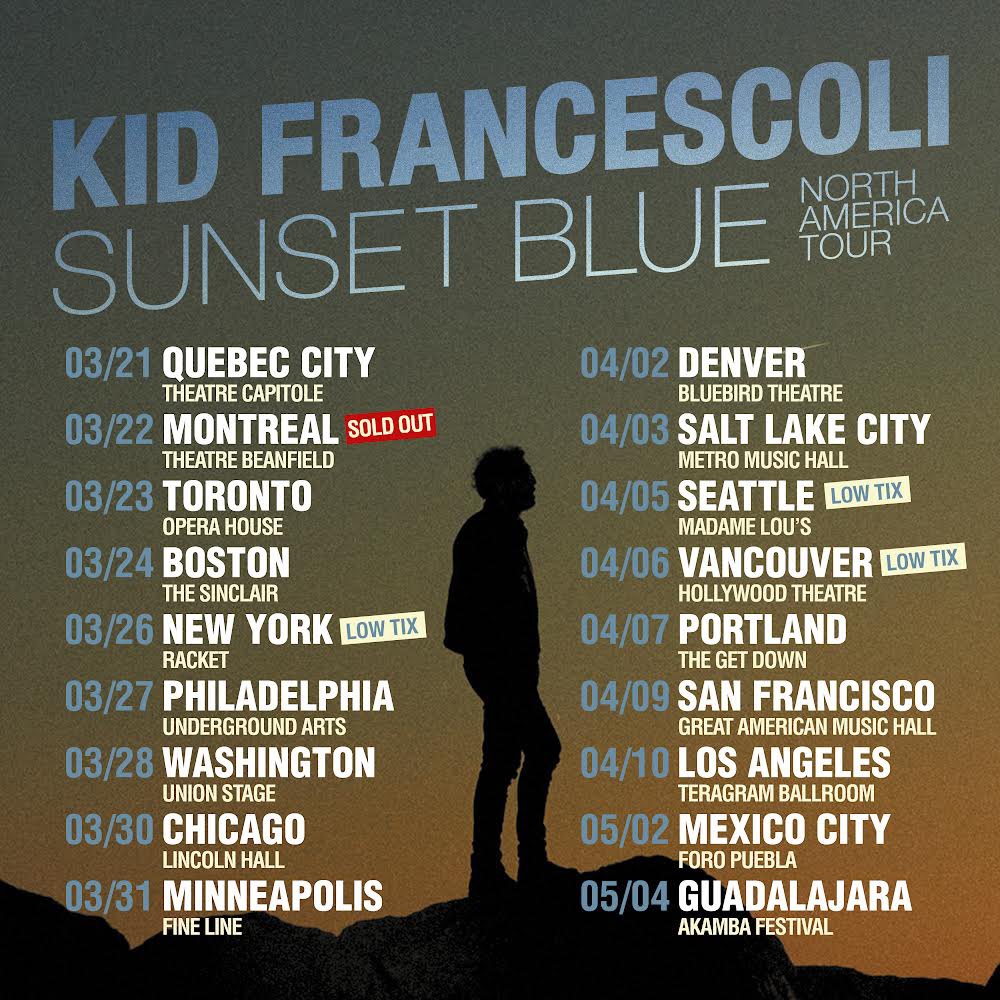🚀 USA, Canada and Mexico we're coming back to you 🙌
Last time was a blast, can't wait to party with you all again 🪩 with the magnificent <a href="/_andreadurand/">Andréa</a> and Raphaël Léger 💯

🎫 Tickets tix.to/KidFrancescoli

All USA and Canada shows will be opened by the great @KazyLambist
