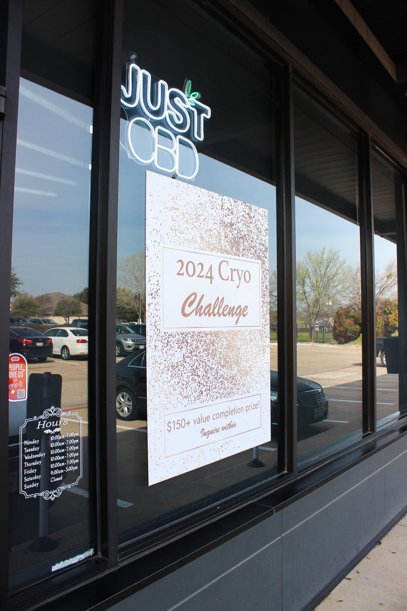 Rain or shine, stop by and recover your body today by👇
☑️ reducing pain and inflammation 
☑️ relieving stress and tension 
☑️ boosting energy levels and more! 

Ready to experience lasting results? Join the Cryo Challenge today!