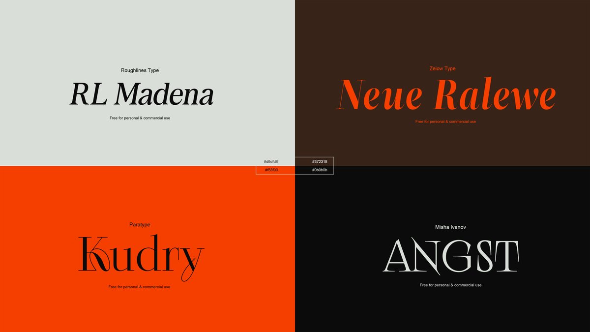 For my graphic designers,  

Wanted to share some of the newest serif faces that have a bit of a sinister look.

All free for commercial use.
bit.ly/4c6ZIRi