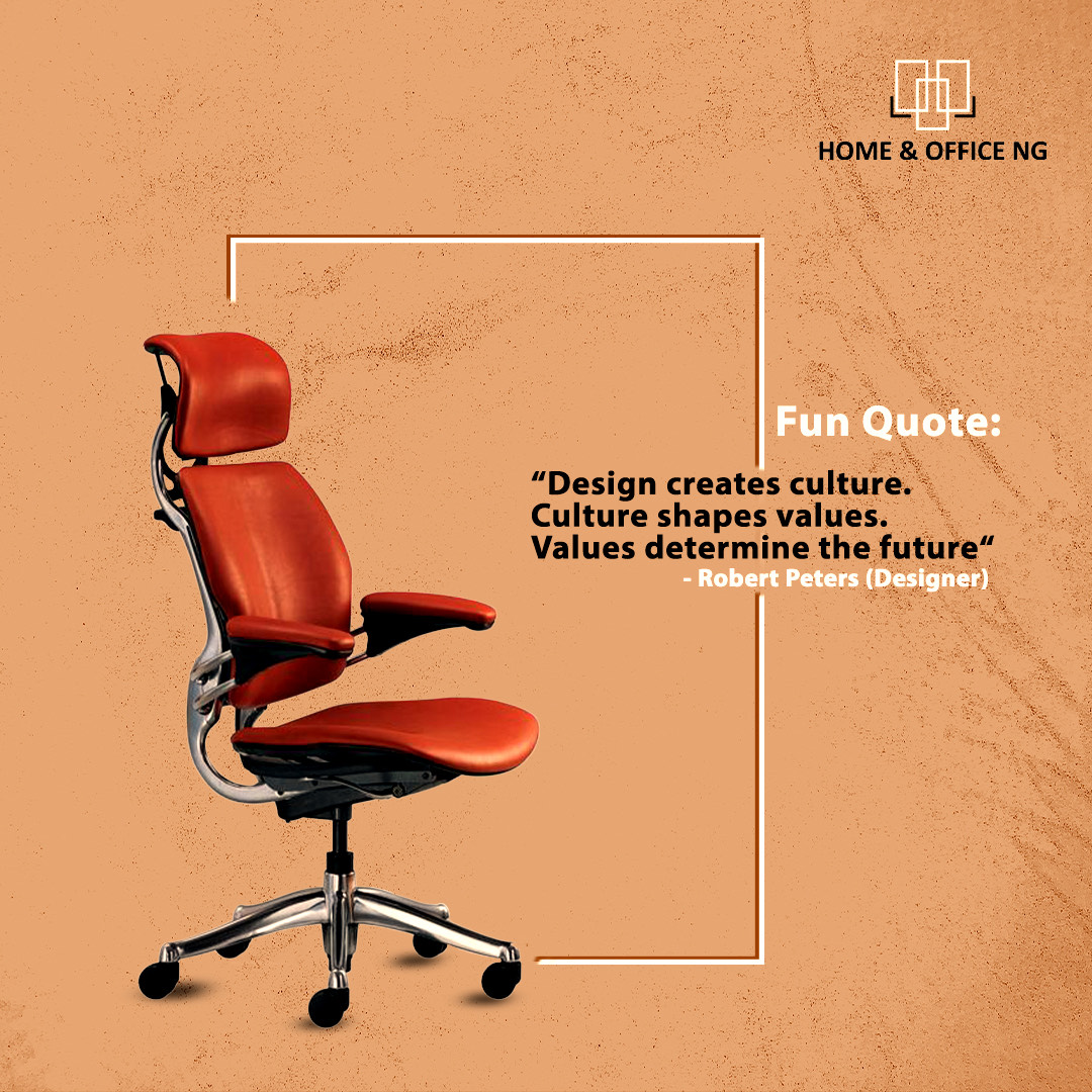 Crafting culture, one chair at a time. 

#OfficeElegance #DesignMatters #ChairGoals #WorkspaceInspiration #ElevateYourOffice