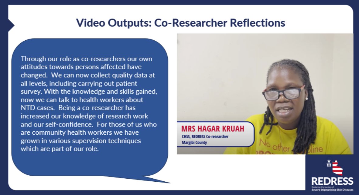 On international women's day we celebrate the work of our inspirational colleagues. Learn more with Hagar Kruah co-researcher and community health service supervisor in Margibi County, Liberia in our co-researcher video here:rb.gy/821ssf #IWD2024