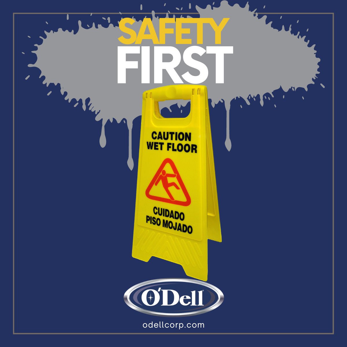 ODellCorp's tweet image. 🚧🔆 Our OSHA-compliant high-visibility signs ensure clear communication in both English and Spanish. Lightweight, durable, and easy to store or hang, they're designed for reliability. #OSHACompliant #EffectiveCommunication