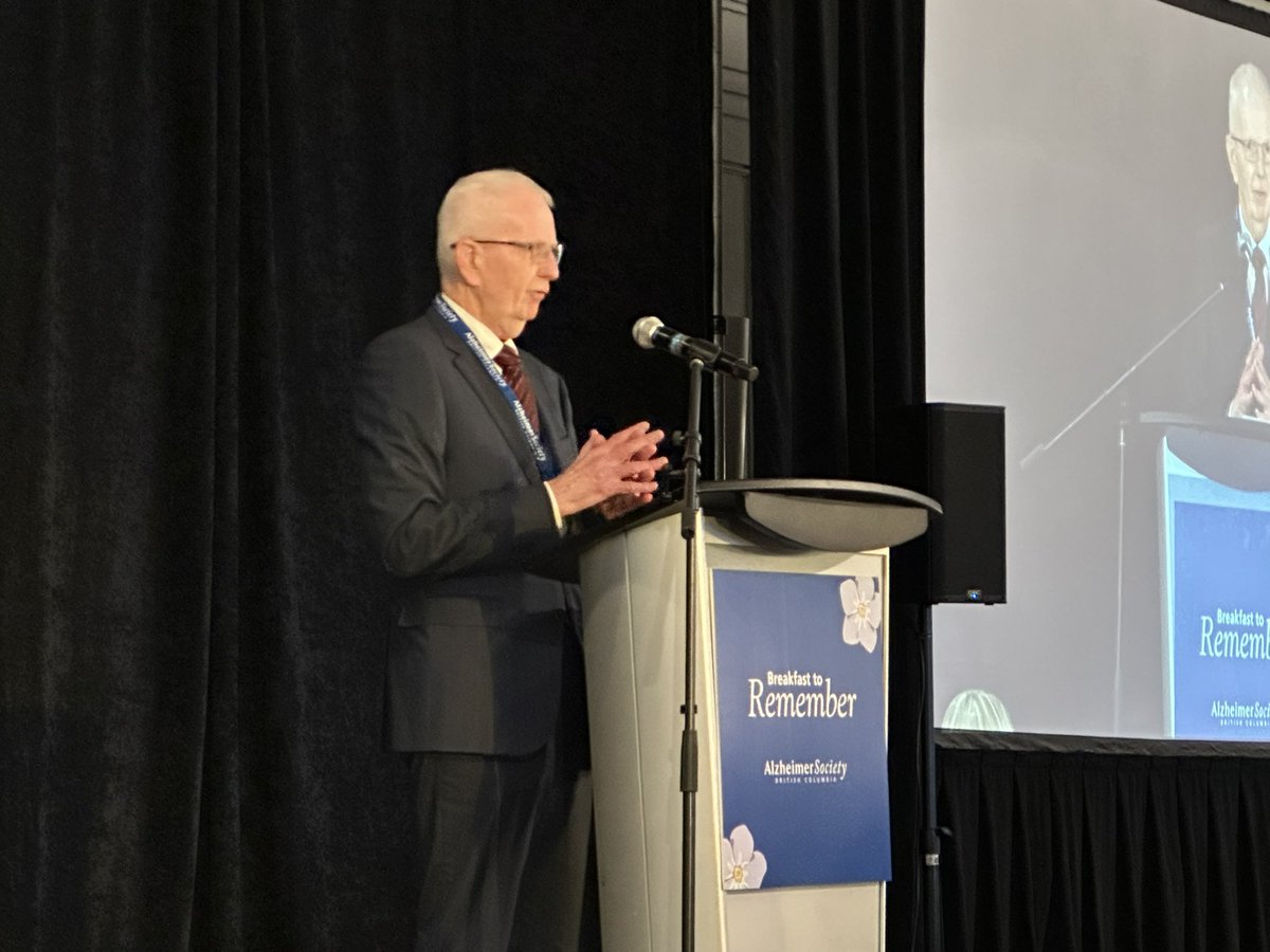 AlzheimerBC's tweet photo. @GlobalBC @JenPalmaGlobal @pensive_lyle @TheAnthemWay Floyd Murphy, Committee Chair of Breakfast to Remember and owner of founding sponsor @MurrickInsBC, wraps up the day! Thank you to the organizing committee for bringing us together this morning! #BreakfastToRemember https://t.co/1EJsnaukiL