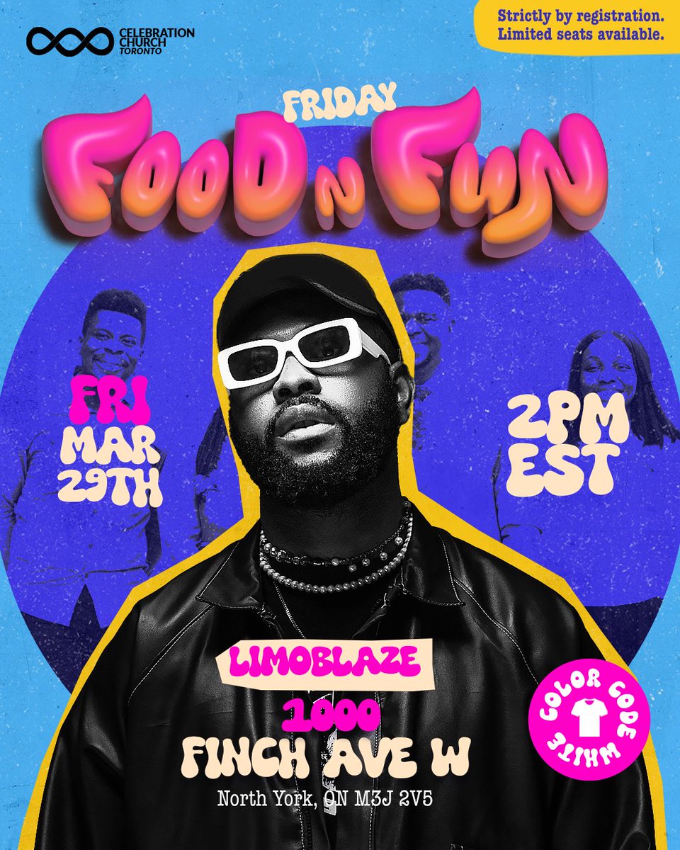cci_toronto's tweet photo. Friday Food and Fun is here again and even more exciting! 💃💃💃🕺🕺🕺

We’ll be having @Limoblaze and @CalledOutMusic with us so you know what’s about to go downnnn! 🥳🥳🥳

Register now and share this good news with your friends! 😁

#FridayFoodandFun https://t.co/03F5LrEW4b