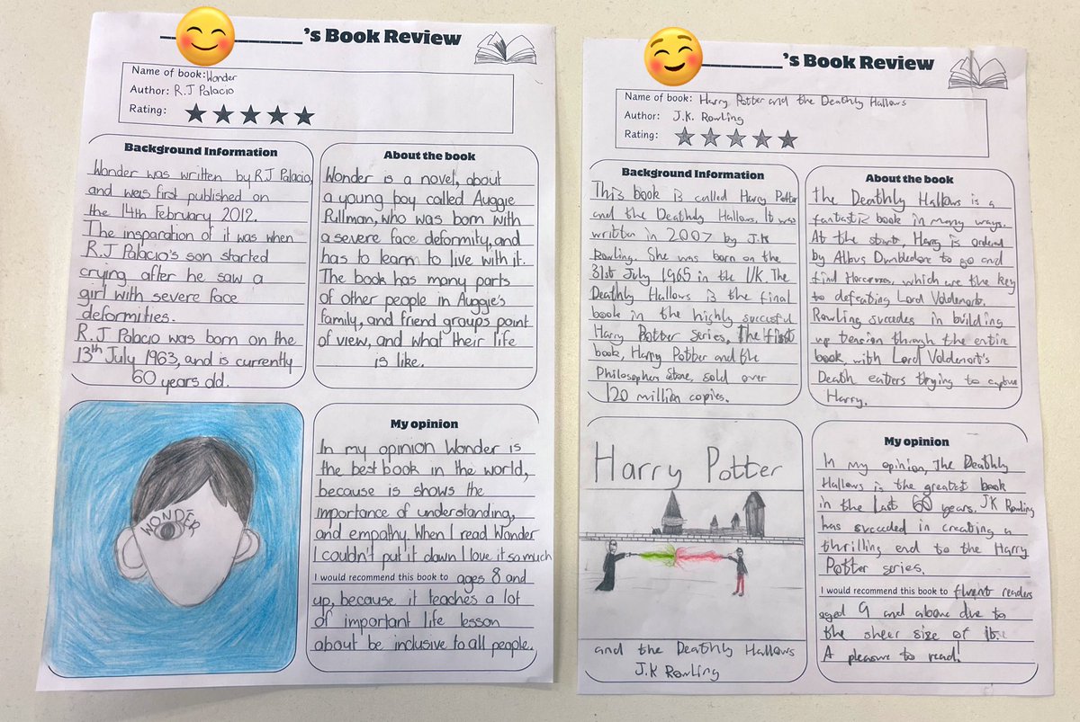 MissCarmichael9's tweet photo. #WorldBookDay fun! P7H did a fabulous job today of writing some super book reviews! We had a lovely afternoon reading each others reviews and sharing book recommendations 🤓📚 https://t.co/smeAzl1xCC