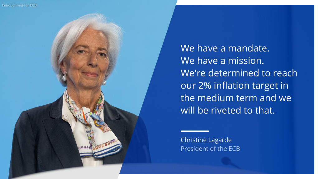 We are making good progress towards our 2% inflation target, said President Christine @Lagarde at today’s press conference after the ECB kept interest rates unchanged. Watch the press conference ecb.europa.eu/press/presscon…