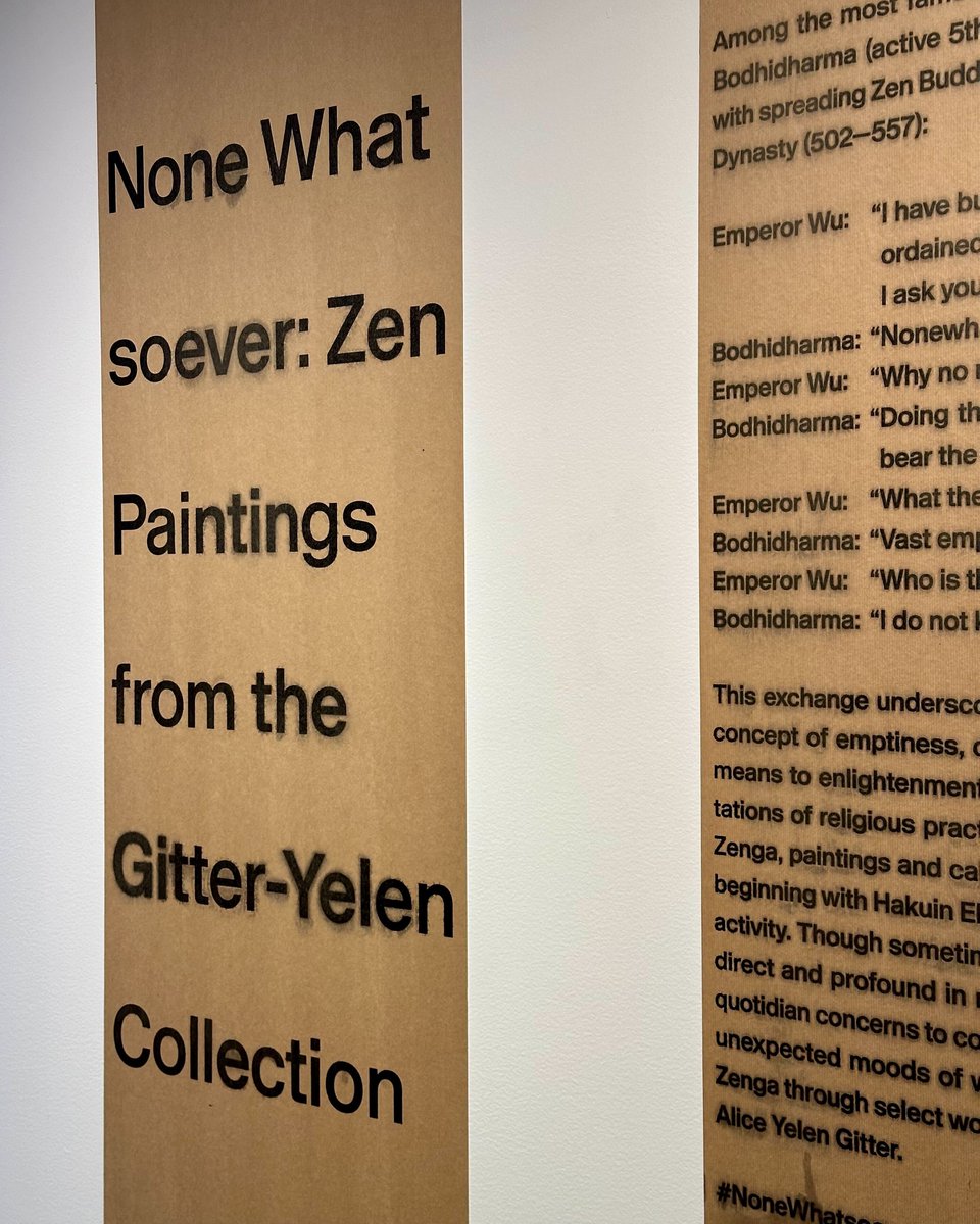 japansociety's tweet photo. OPENING TOMORROW—a new exhibition tracing the origins and evolution of Japanese Zen paintings, or #Zenga. Book your ticket to the opening weekend of #NoneWhatsoever: Zen Paintings from the Gitter-Yelen Collection: https://t.co/KKPSU9NOww https://t.co/mRYiQqa1ZJ