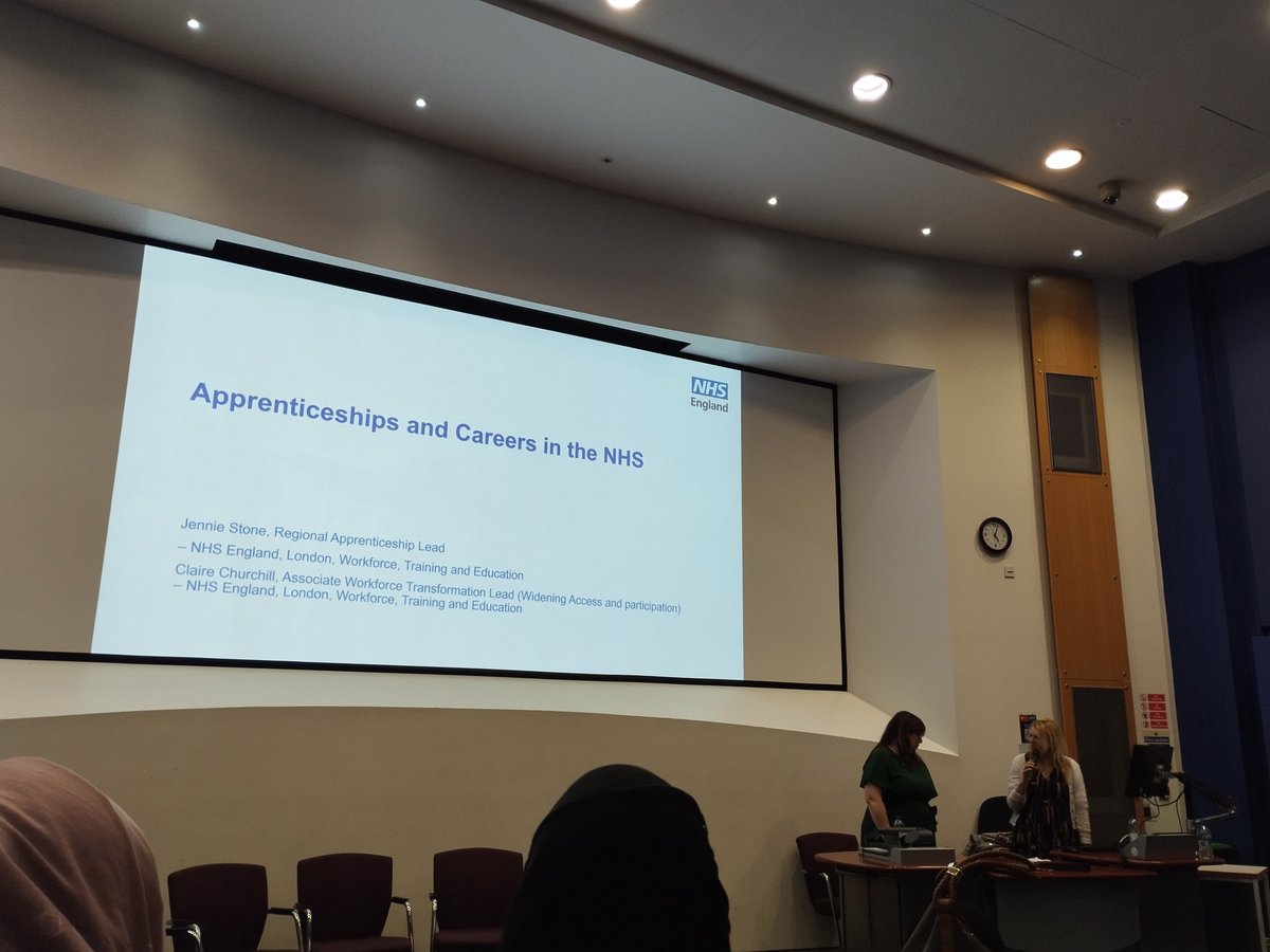 North Central London Training Hub (@ncltraininghub) on Twitter photo Jennifer Stone and Claire Churchill from <a href="/NHSEngland/">NHS England</a> speaking to students at the #NHSCareerFair about Apprenticeships and Careers in the NHS
<a href="/MiddlesexUni/">Middlesex University</a> Jennifer Stone and Claire Churchill from <a href="/NHSEngland/">NHS England</a> speaking to students at the #NHSCareerFair about Apprenticeships and Careers in the NHS
<a href="/MiddlesexUni/">Middlesex University</a>
