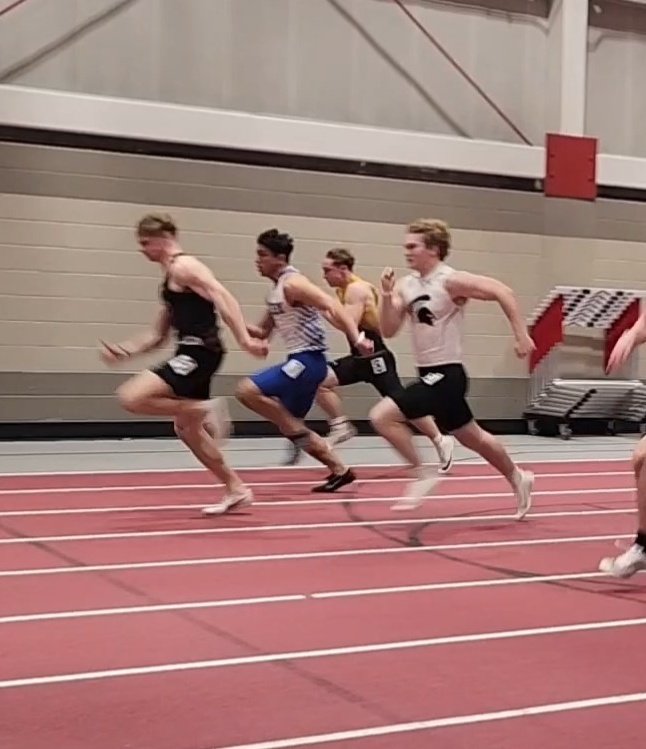 Run_PHS's tweet image. Renzo with the first race of the day! 60 meter run 9th place put of 52 runners