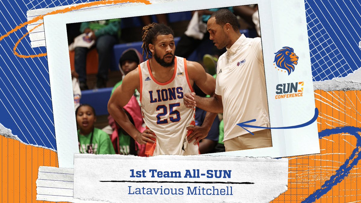GoFmuLions's tweet photo. Congrats to @fmu_mbb power forward and Indianapolis native Latavious Mitchell for being named 1st-team All-SUN! π¦π
@FLMemorialUniv
@SunConference
#fmu #mbb #FloridaMemorial #naia #SUN #SUNconference #LataviousMitchell #Indianapolis #CoachDelanoThomas #DelanoThomas #BDBS #hbcu https://t.co/J3eqH1oAQ4