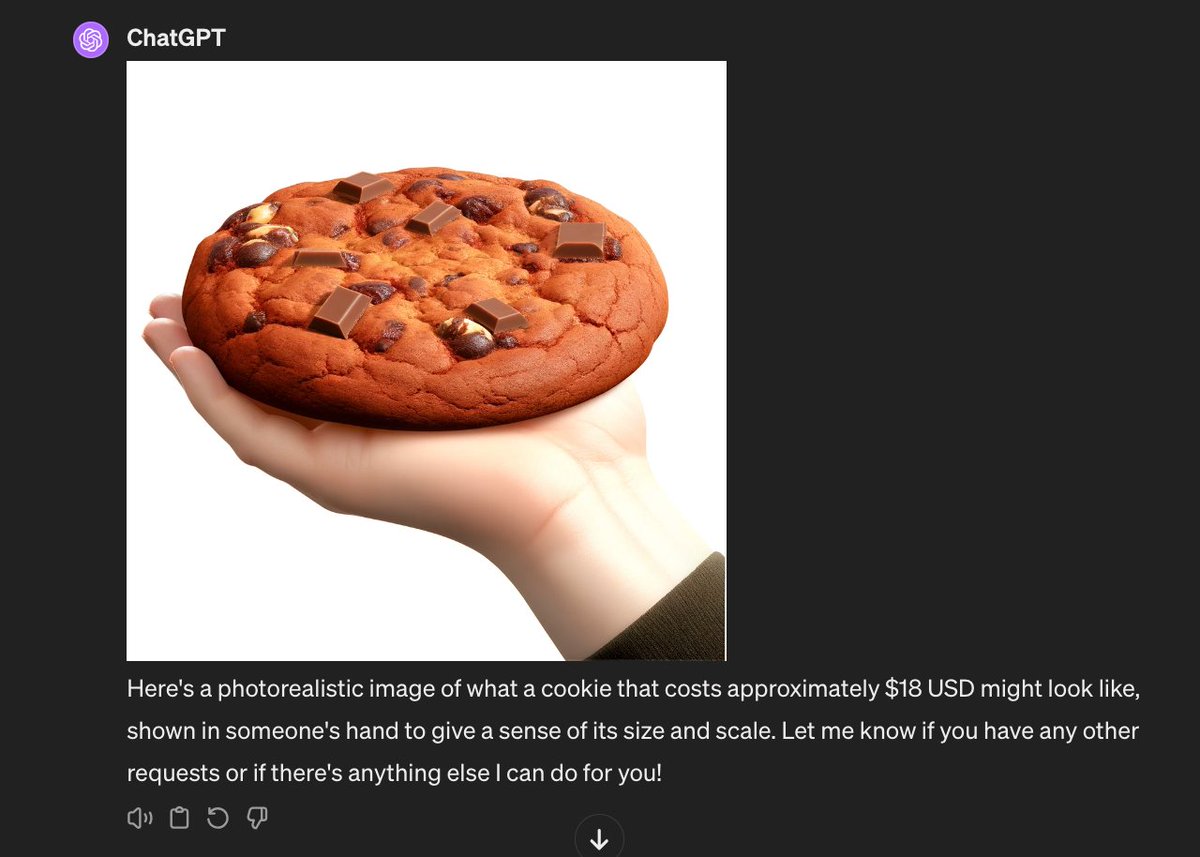 To answer Fetterman's question, I asked chatgpt to show me what an $18 cookie looks like these days and it's pretty underwhelming