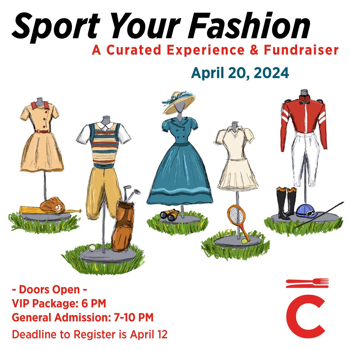 Slide into your sportiest outfit and come support the Cummer Museum of Art &amp; Gardens at our upcoming fundraising event, “Sport Your Fashion: A Curated Experience &amp; Fundraiser” on Saturday, April 20, 2024.  Get your tickets by April 12 at cummermuseum.org/content/sport-…