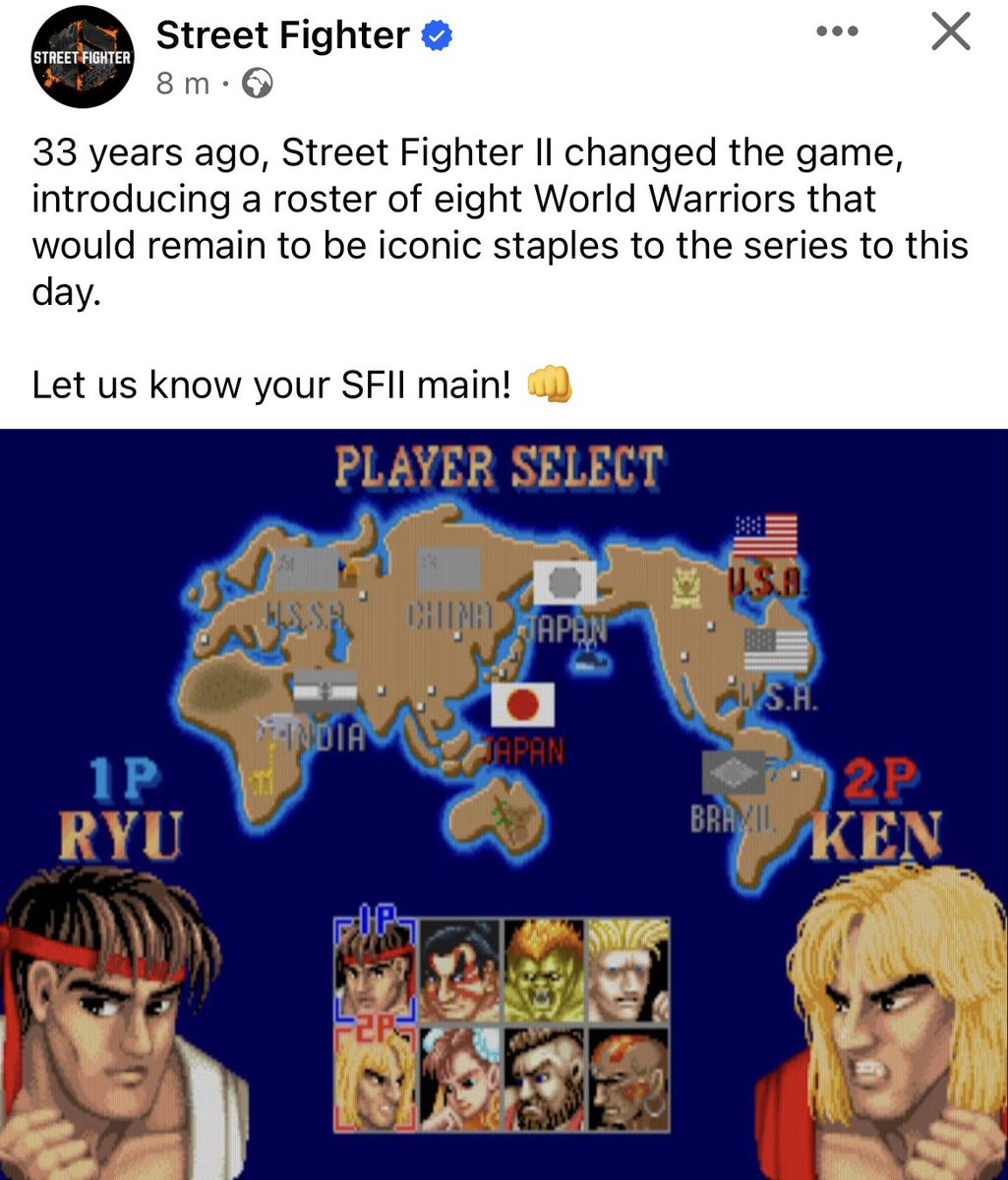 STREET FIGHTER II 
#StreetFighter