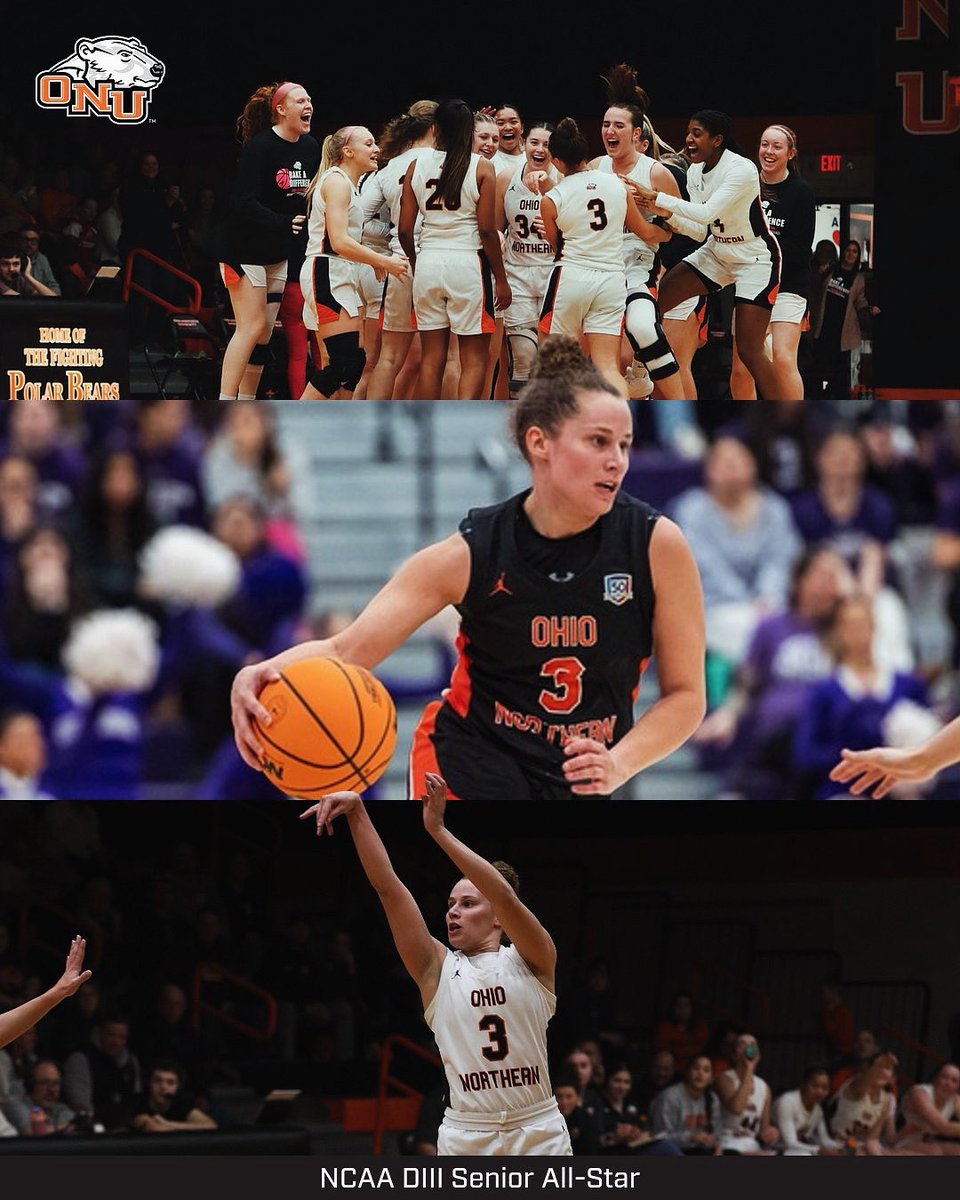 Brynn Serbin has been selected to play in the 2nd Annual DIII Senior All-Star Game! She is one of 20 players chosen for this recognition!

The All Star Game will be held Saturday March 16th @ 4PM before the National Championship Game. 

One last time for #3! 🐻‍❄️🧡