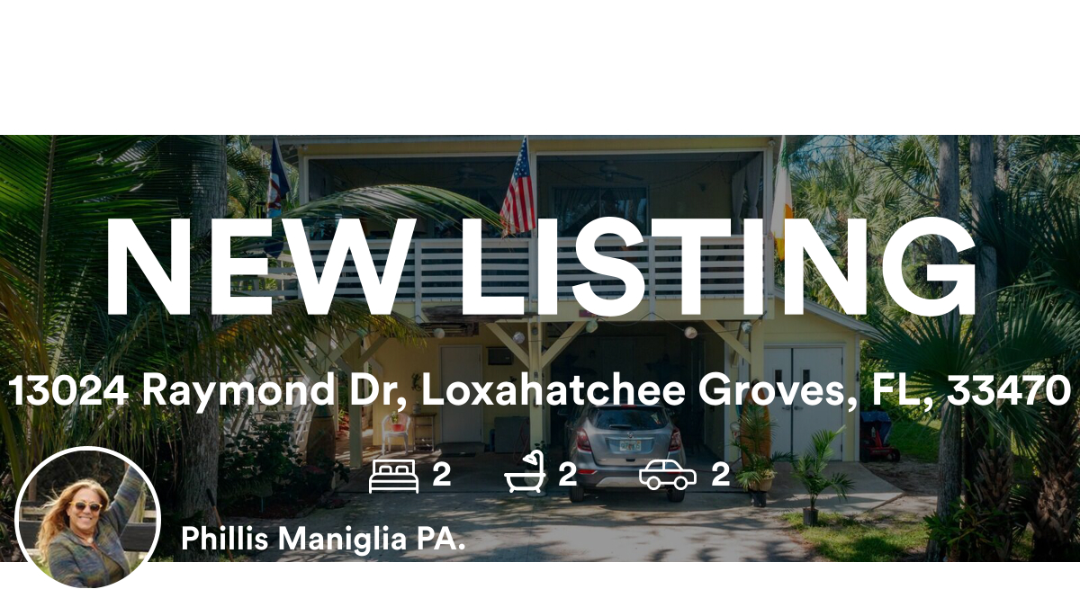 🛌 2 🛀 2 🚘 2
📍 13024 Raymond Dr, Loxahatchee Groves, FL, 33470

My latest listing on RateMyAgent.
 BK3261713
rma.reviews/izEkTa4Y5ZGg

...
#ratemyagent #realestate #Partnership_Realty_Inc