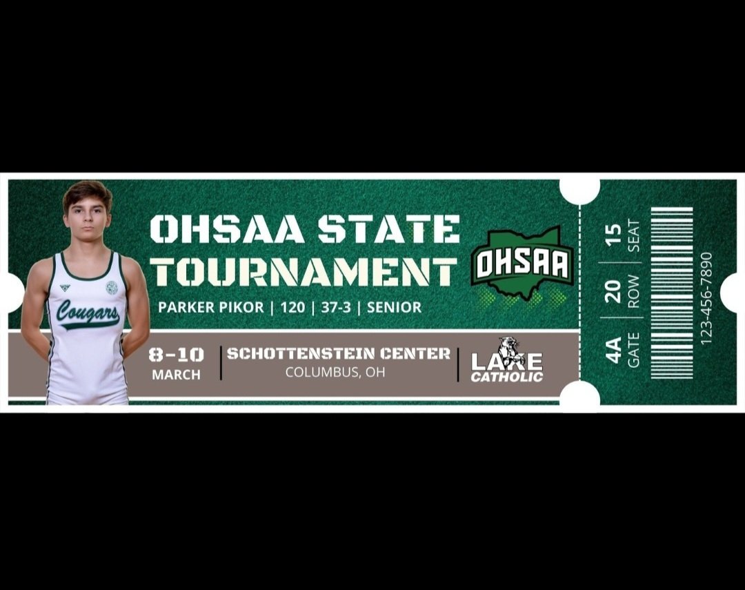 LCCougarWrestle's tweet photo. 2024 OHSAA State Bound!! 💪🏻💪🏻
#werecoming #statebound2024 https://t.co/ZcDxUNQHjL