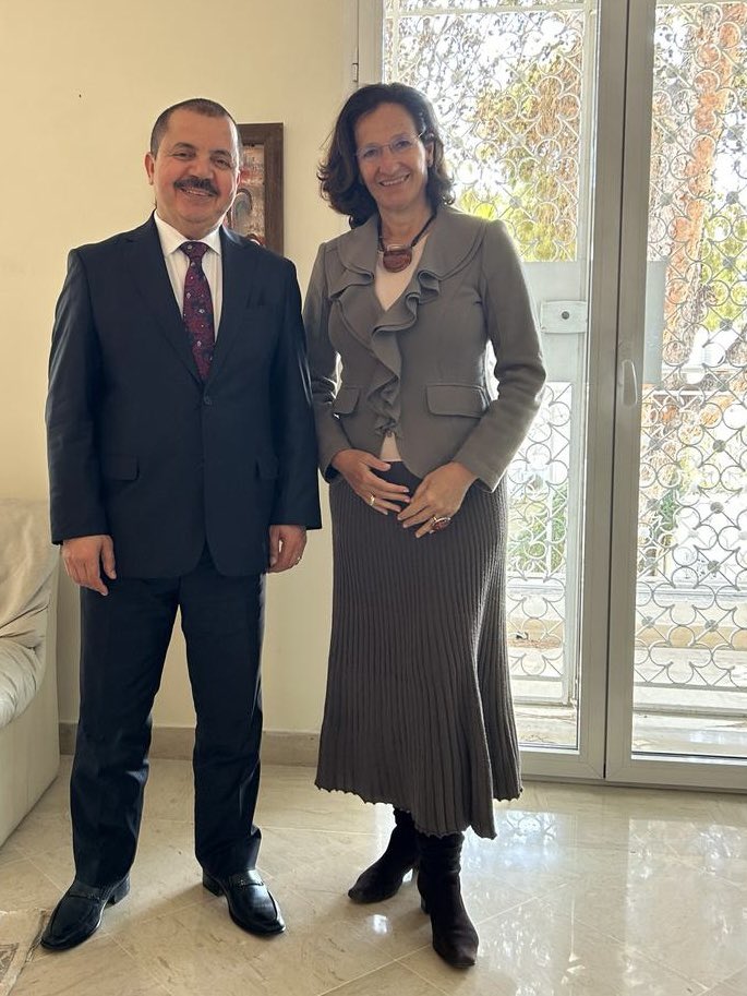 Ein gutes Gespräch mit dem neuen Leiter des #UNIDO Büros in Tunis und viele Ideen für gemeinsame Projekte; vor allem im Bereich der erneuerbaren Energien.