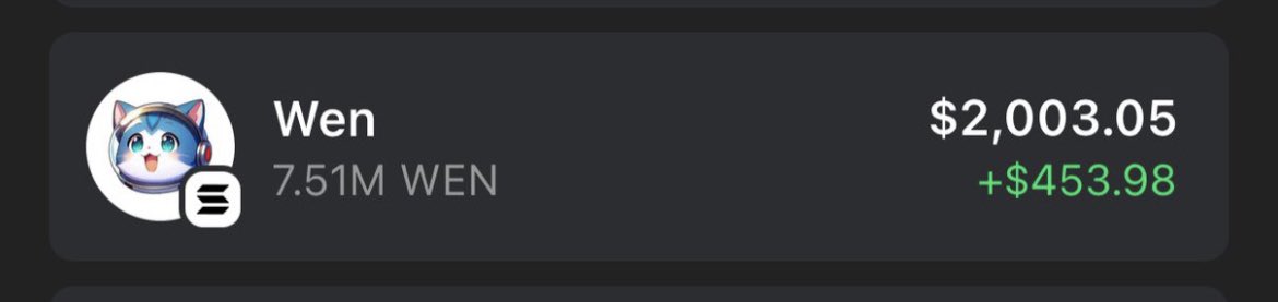 Giving away 7.5M $WEN ♥️

Drop your $SOL wallets, follow &amp; RT 🎁

~ 24 hours only 🎁